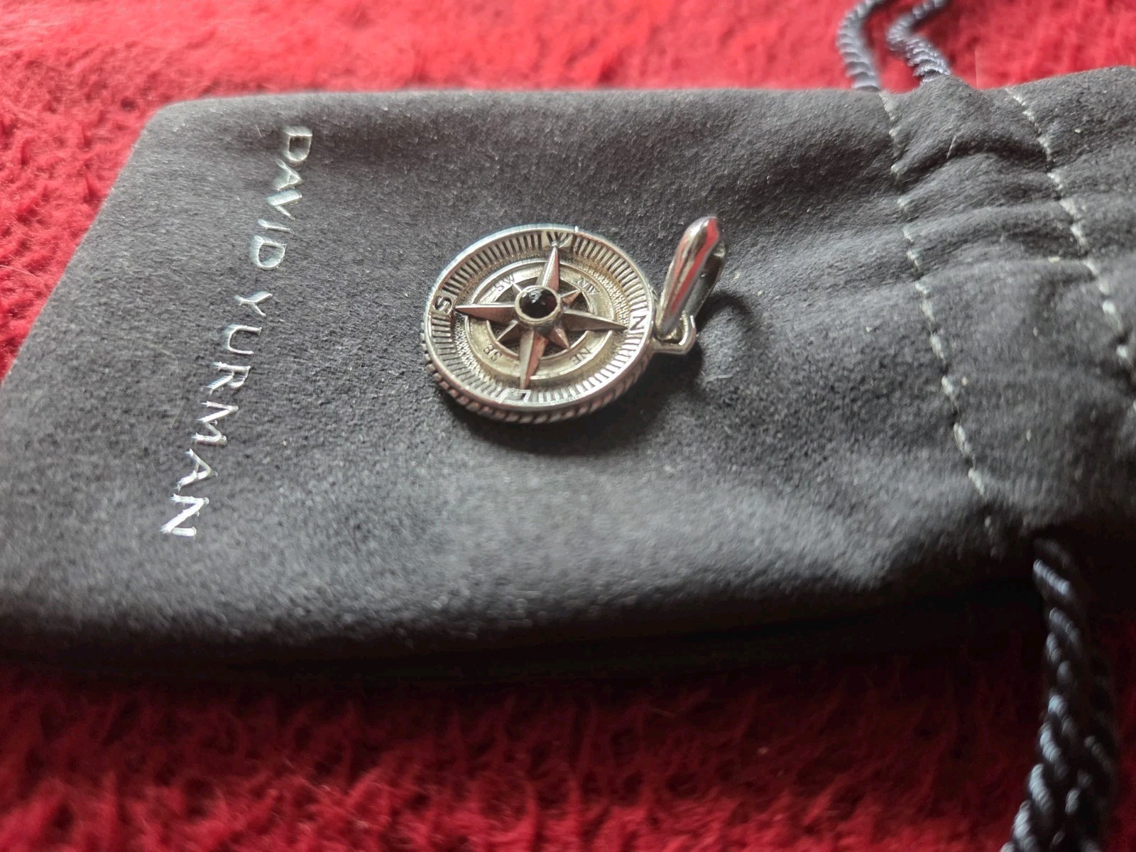 David Yurman Sterling Silver Maritime Compass Amulet