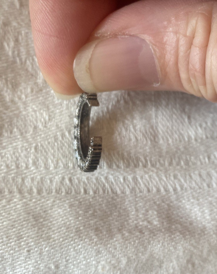 Erica Molinari Baby Pave Diamond Moon Charm