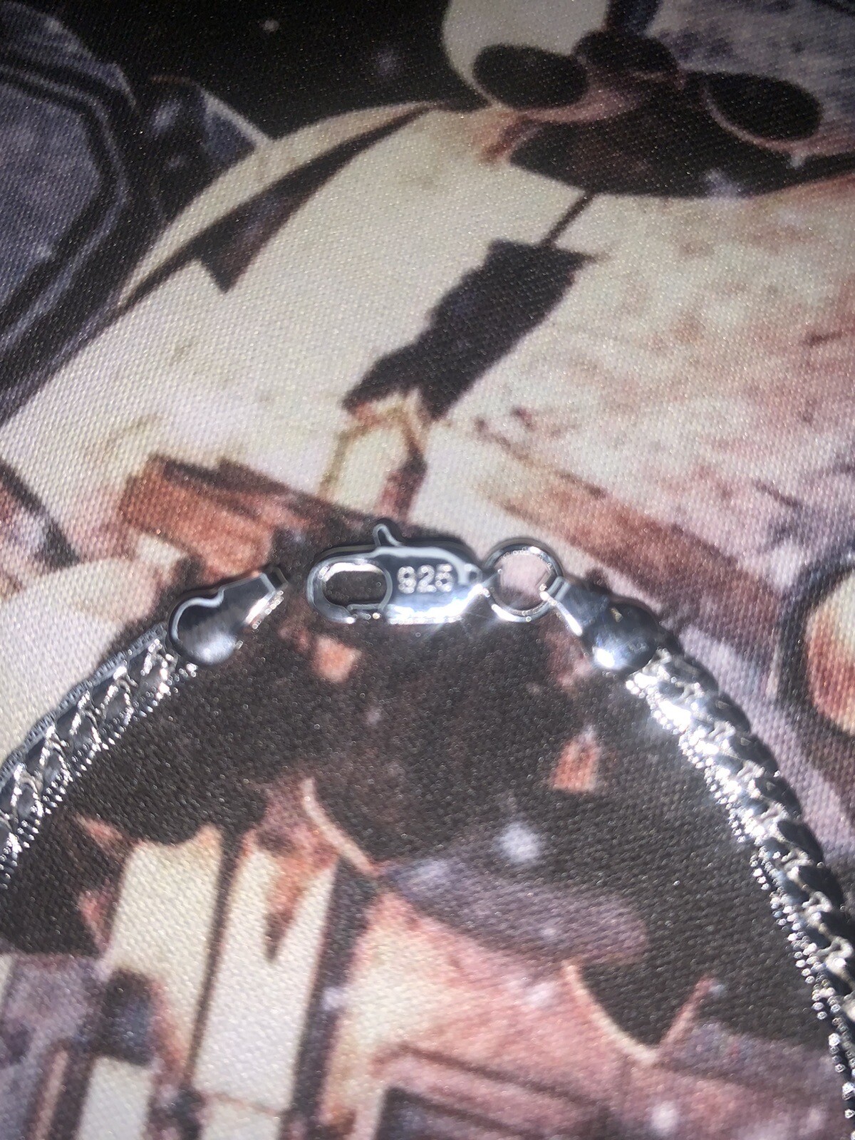 Brand New S925 Sterling Silver Chain Bracelet 7.8 Inches Long 6mm Wide Unisex
