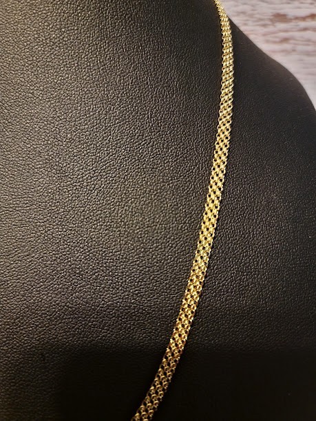 14k Gold Bismark chain 18 inches 3.5mm