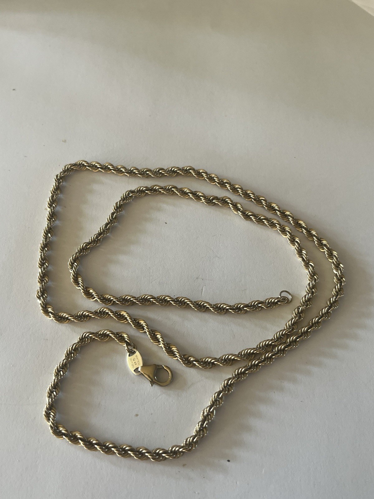 10k Gold-filled Sterling Silver Cable Necklace 4mm – 24 Inches