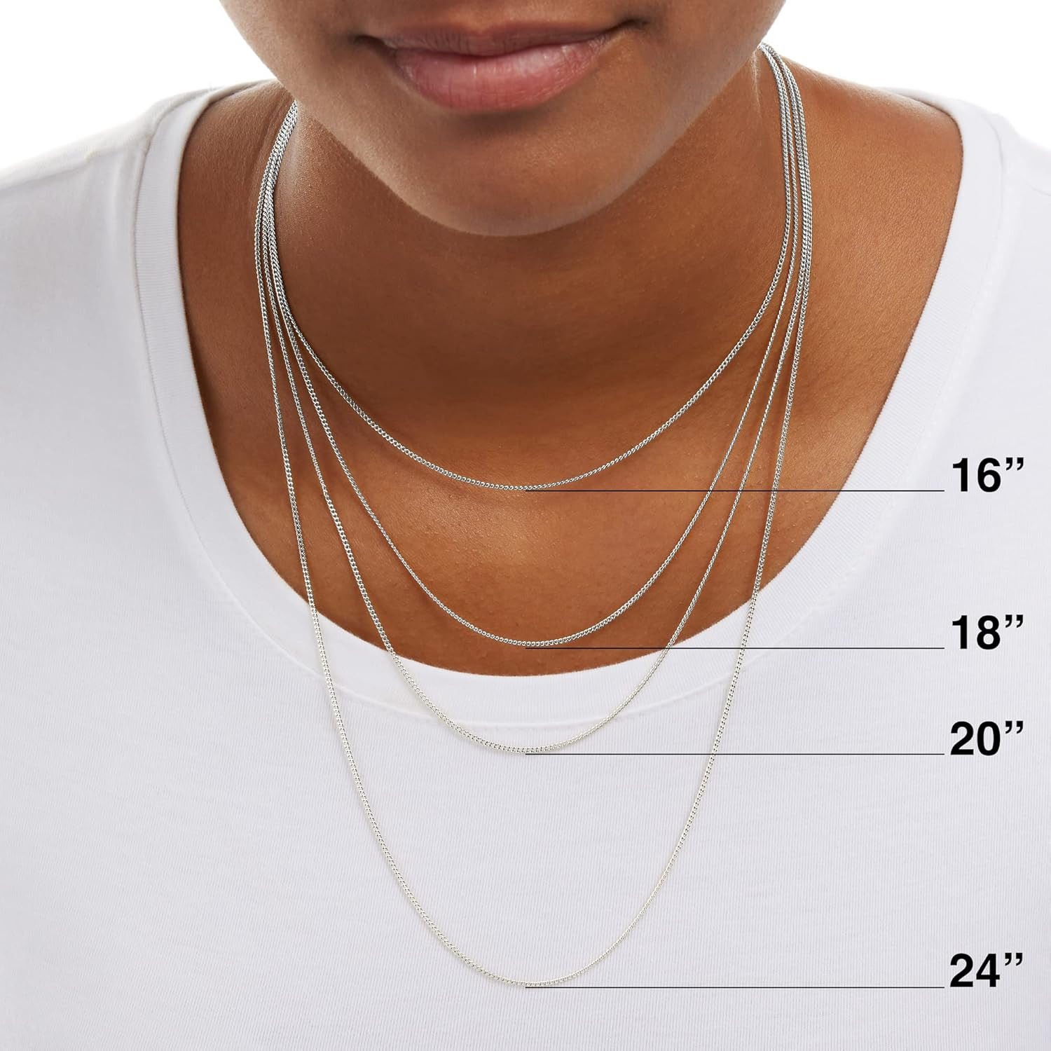 Sterling Yellow Gold or Silver Thin 0.8Mm Box Chain Necklace