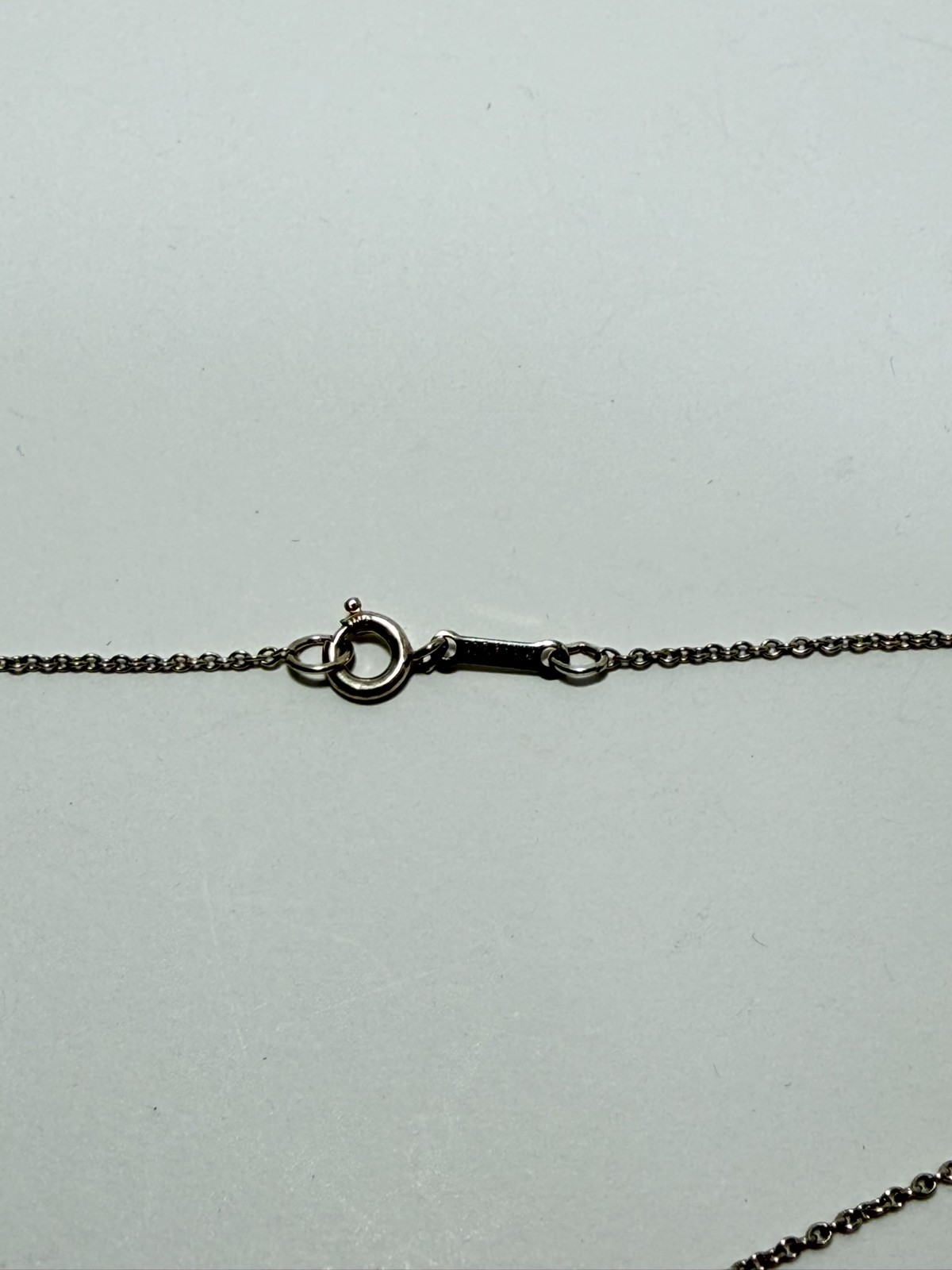 Tiffany & Co. Cross Small Pendant Necklace Peretti Silver925 excellent F/S