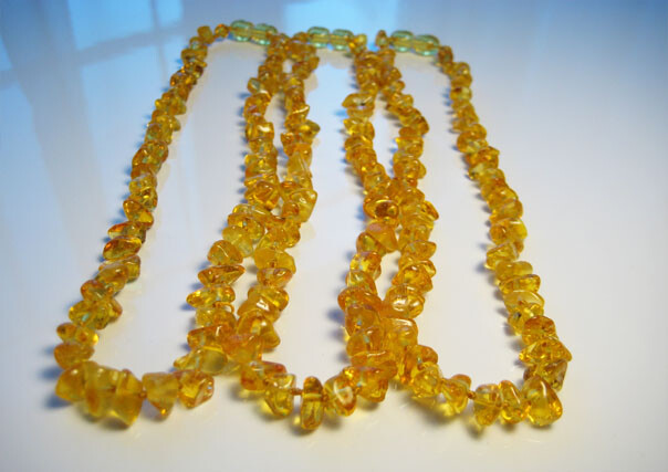 3 – Genuine Baltic Amber Necklace Honey 13 in 33 cm !!!
