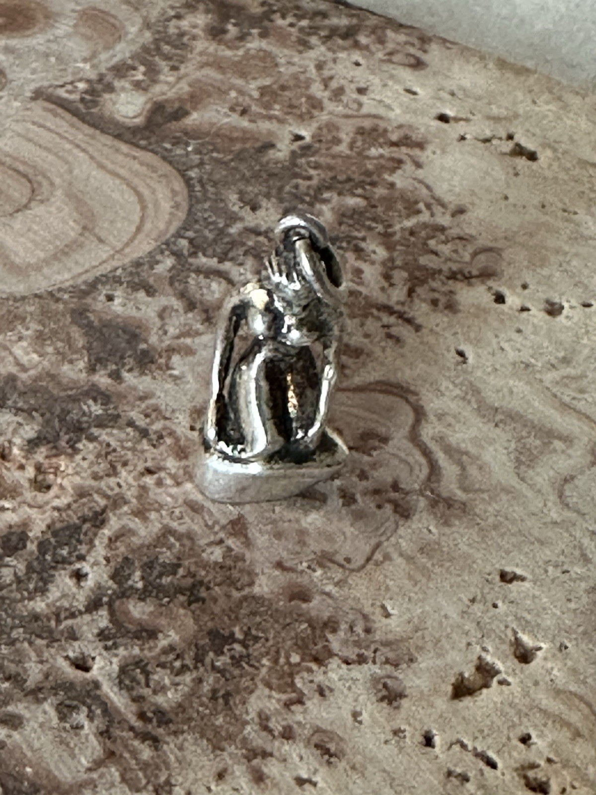 Vintage Sterling Silver Mermaid Lady Charm Pendant Sea Ocean Beach Fun
