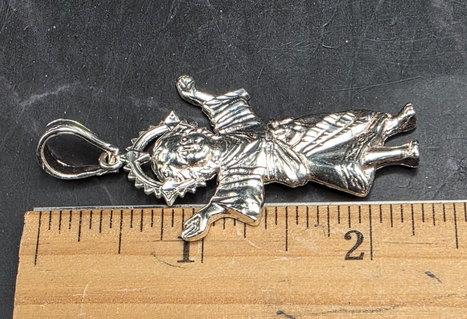 Vtg 925 Sterling Silver Baby Jesus “Divine Child” Pendant