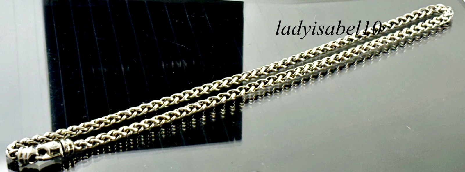 David Yurman Wheat Chain 4mm Necklace Sterling Silver 17.25″ 26 grams