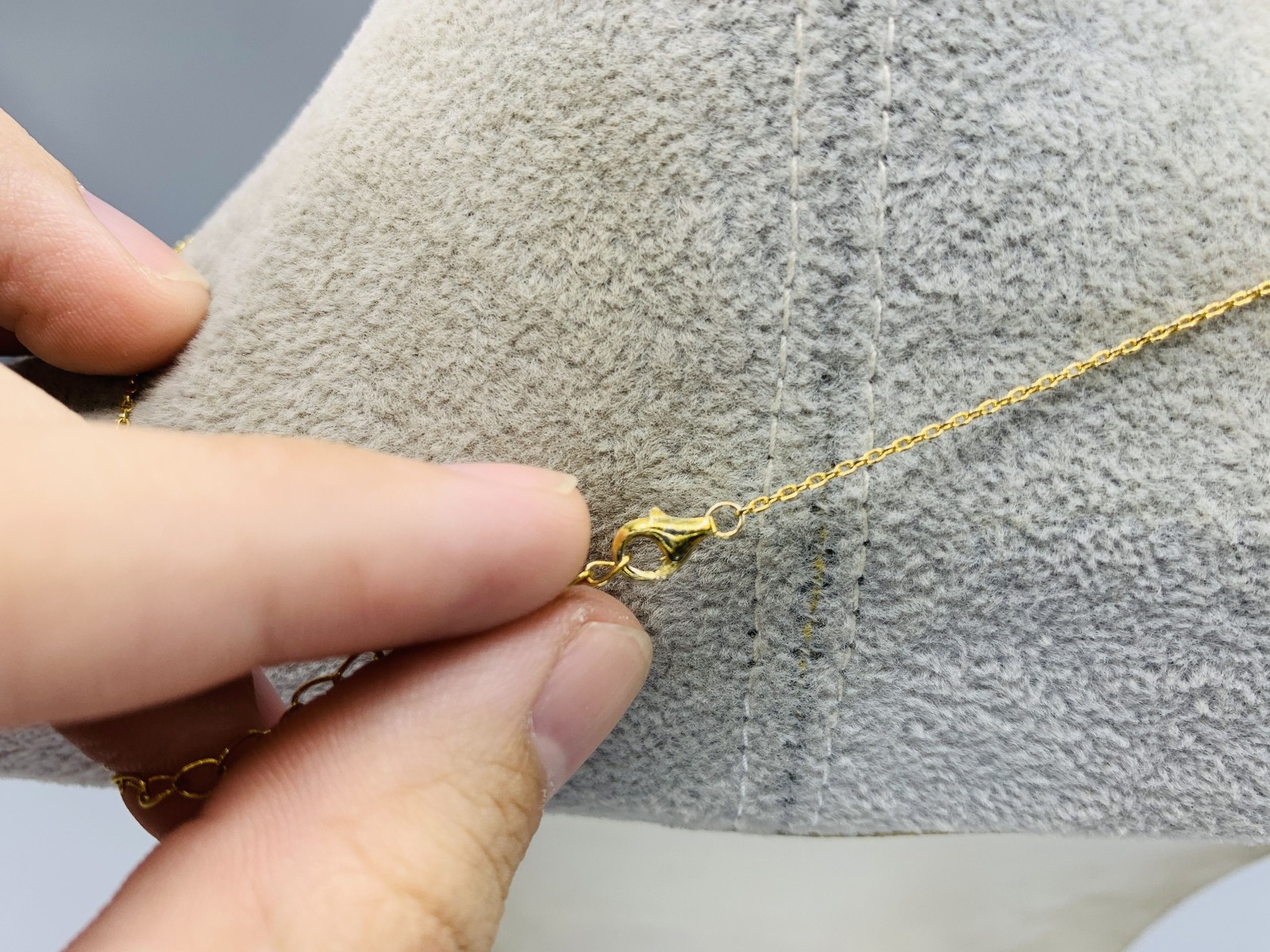 Gold Plated Sterling Silver, CZ Circular Pave’ Pendant Necklace