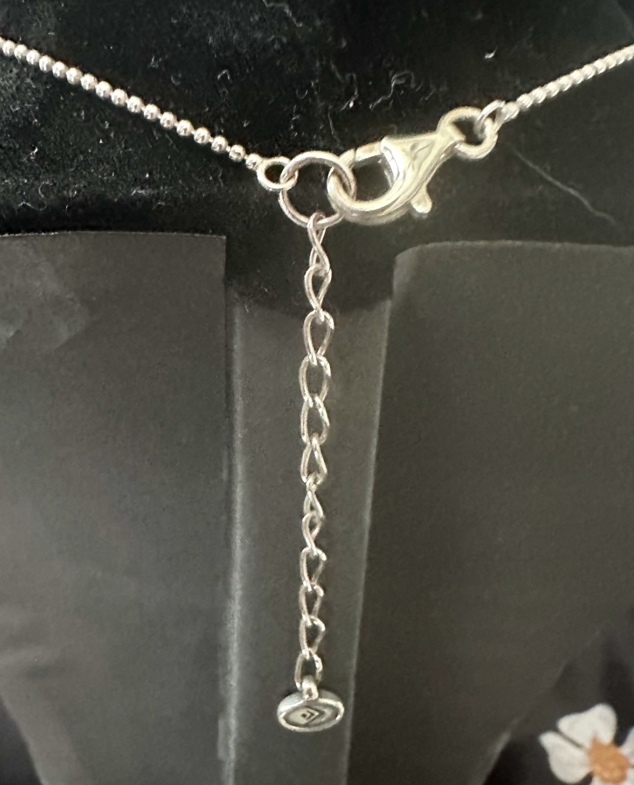 SILPADA Silver ICY ELEMENT Pendant +Crystal BEADS .925 Sterling SILVER Necklace