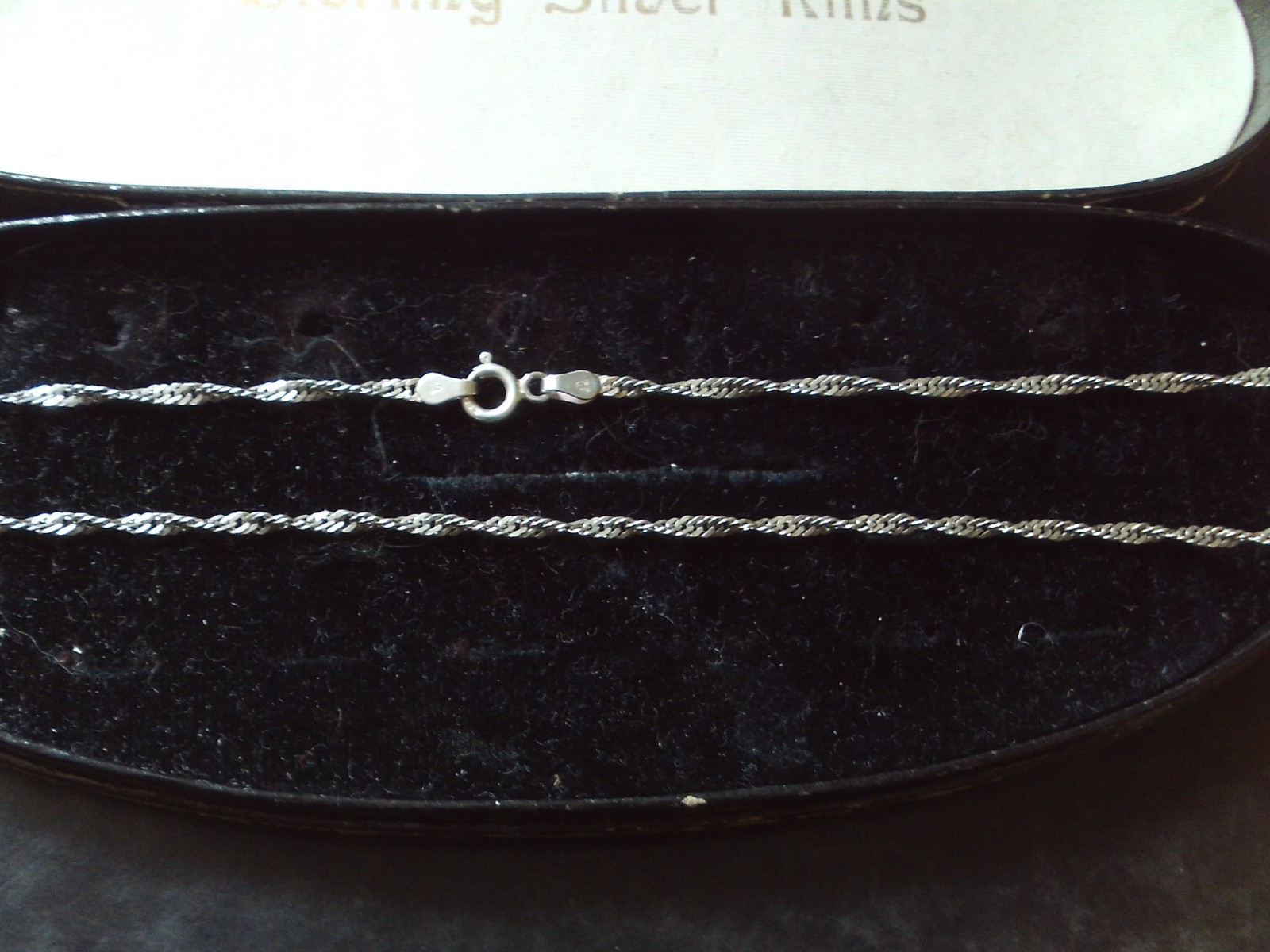 SILVER 925 CHAIN 17.5″ LENGTH 2 mm WIDTH 3.51 GRAMS