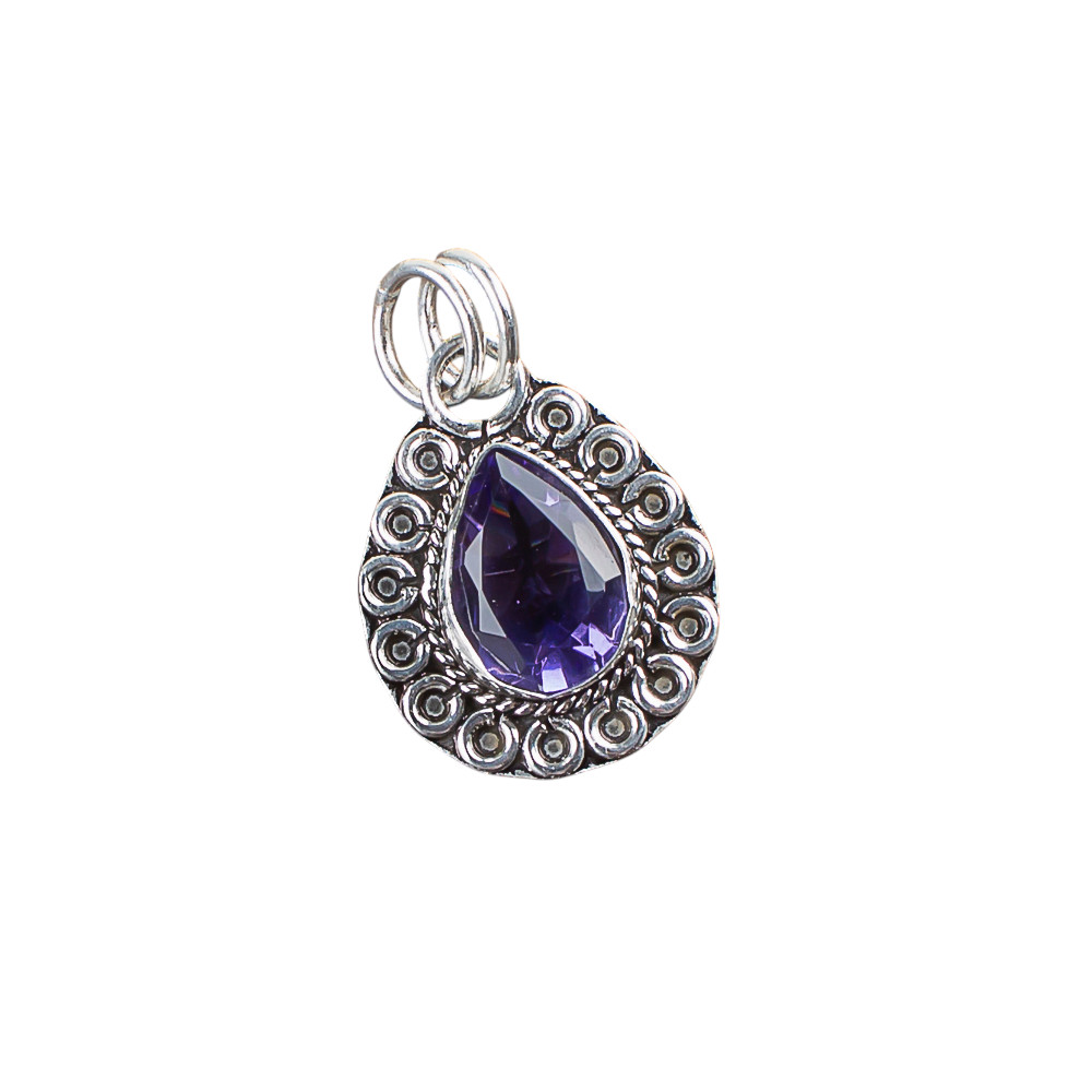 Iolite Gemstone 925 Sterling Silver Pretty Pendent1.02″ Gift For Anniversary