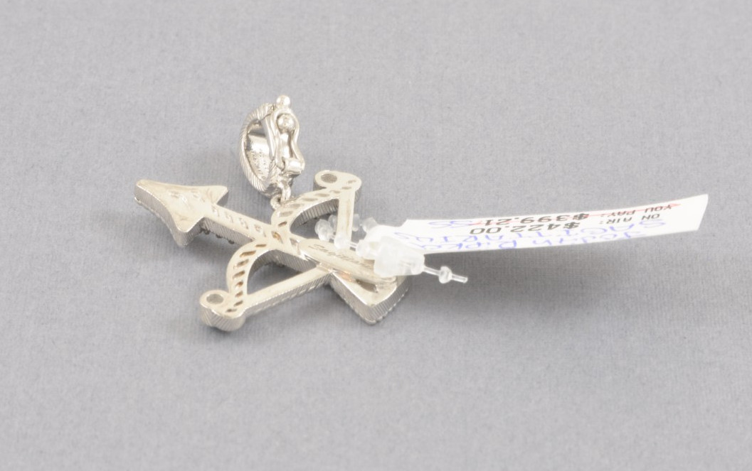 Judith Ripka Sterling Silver Gemstone Sagittarius Zodiac Enhancer