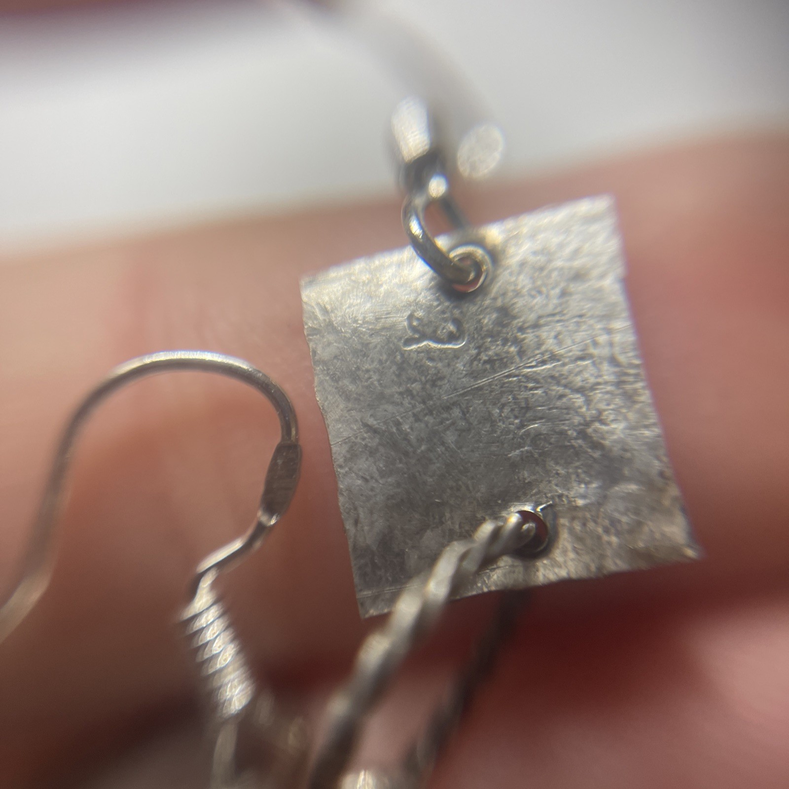 Stunning 925 Sterling Silver Dangle Earrings **A MUST SEE BEAUTIFUL** #B142
