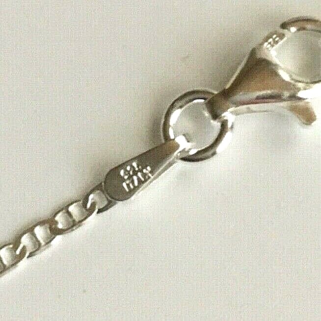 925 STERLING SILVER SAINT BENEDICT CROSS NECKLACE 20″/CADENA DE SAN BENITO-25mm
