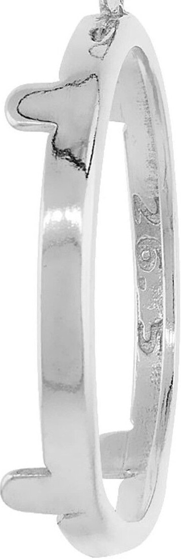 Sterling Silver Bezel Susan B Anthony Sacagawea 27 mm Coin Prong Back Round Edge