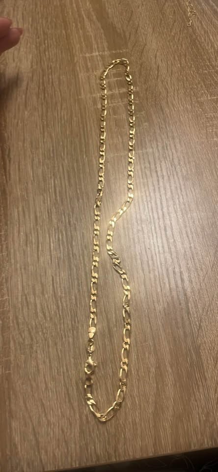 18k gold filled 24 inch Mariner chain necklace