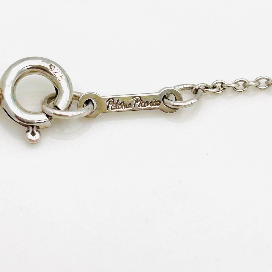 Tiffany & Co. Paloma Picasso Daisy Flower Pendant Necklace Silver 925