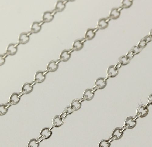 Cable Chain Necklace – 18″ Women’s Fashion Spring Ring Clasp