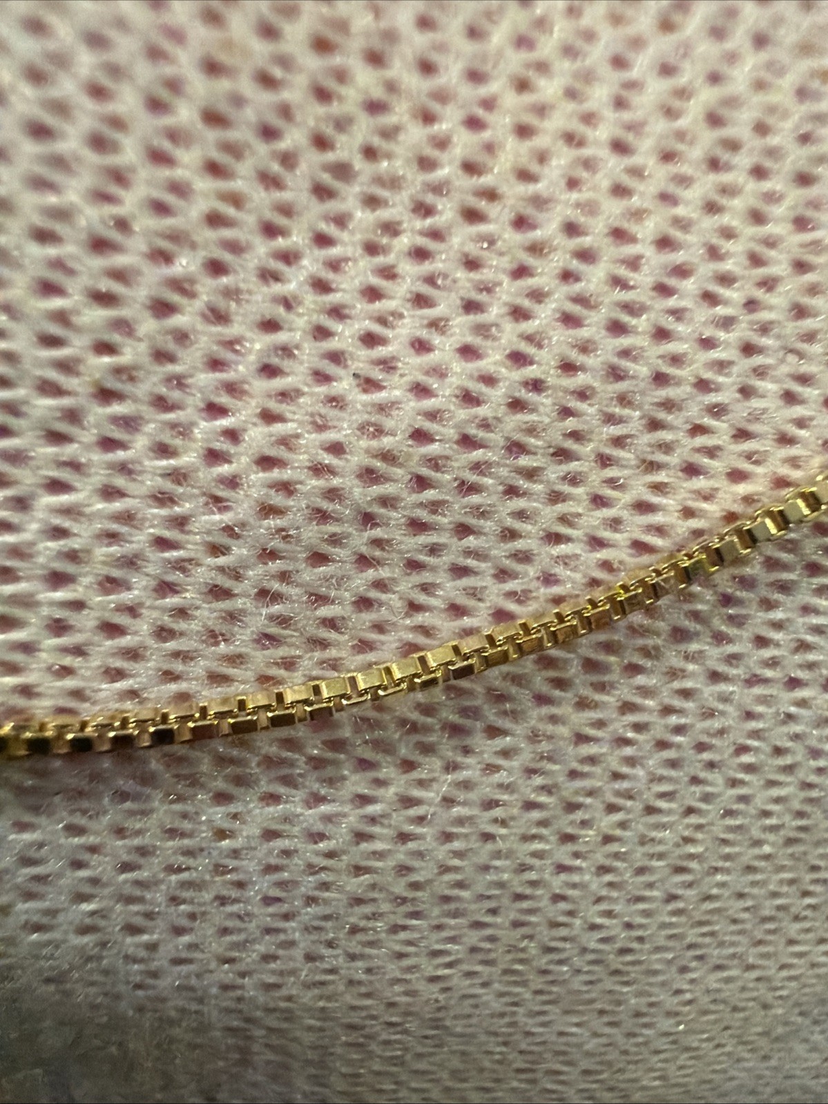 10 Pc Sealed 18k Gold Italy 925 Sterling Silver 1MM Box Chain Necklaces 17 1/2”
