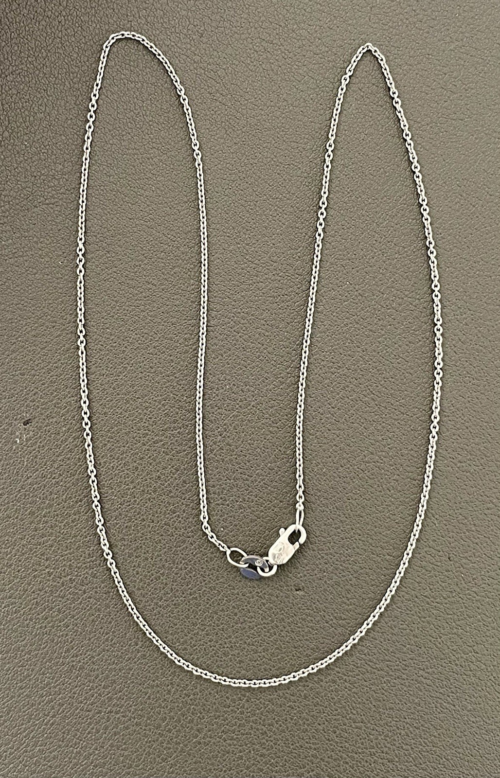 14KT White Gold Chain, 17 Inches (I96)