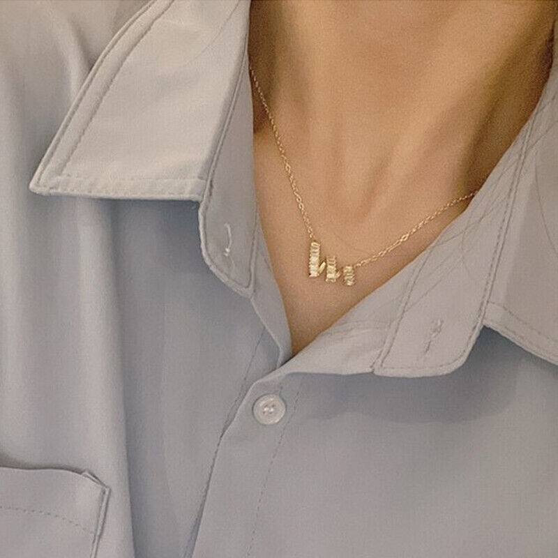 2Ct Baguette Lab Created Diamond Women’s Pendant 14k Yellow Gold Plated Silver