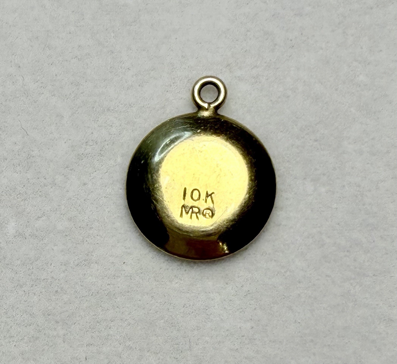 Rare Original Vintage 10K Gold Panning Nugget Miner Pan Charm Pendant .66 Grams