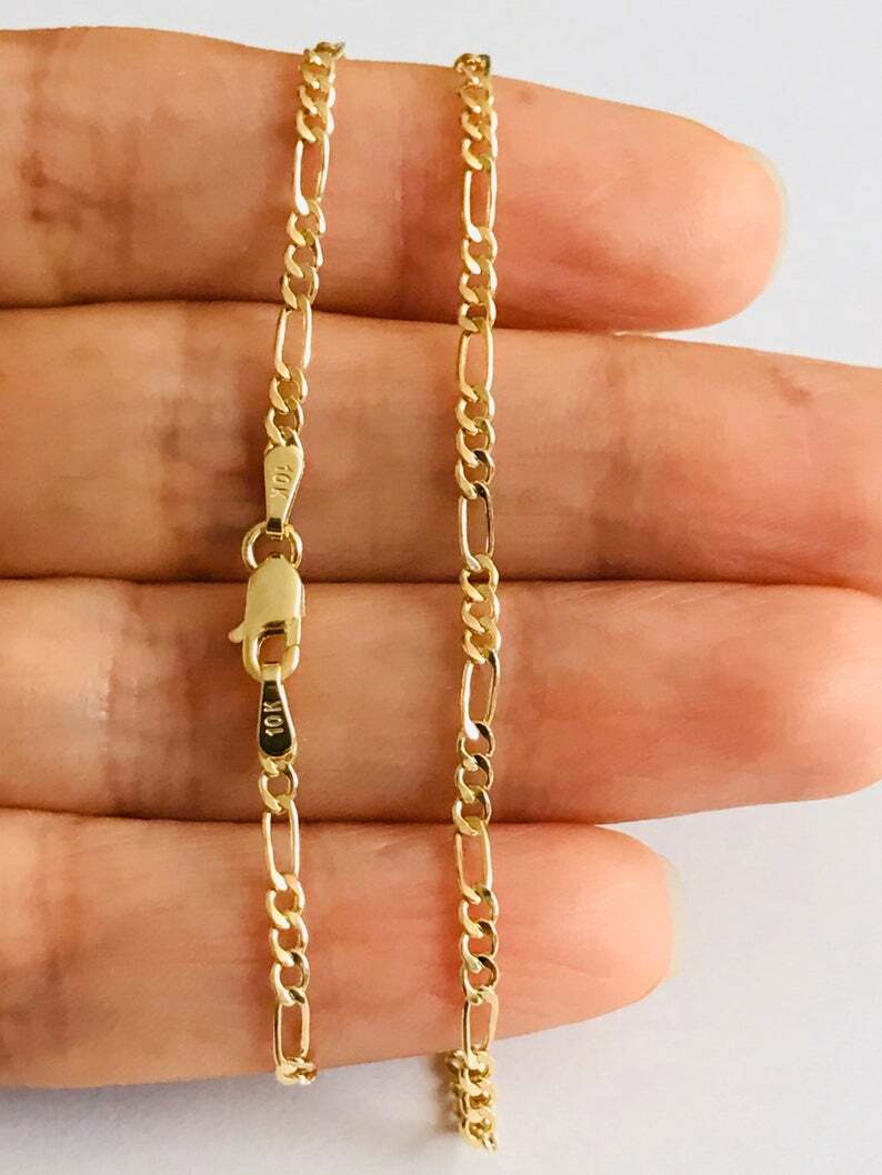 10K Real Gold Jesus Crucifix Necklace – 10k Real Gold Cross 36mm Pendant-GP09-1