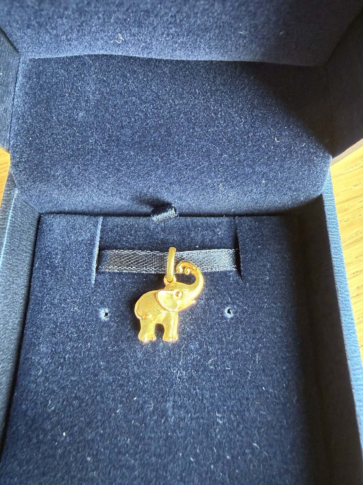 PRIMA Thailand 24K Pure Gold Elephant Pendant 3.5g
