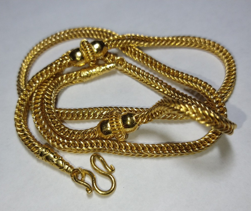 23k gold franco chain necklace 15.22 grams – 20.75″