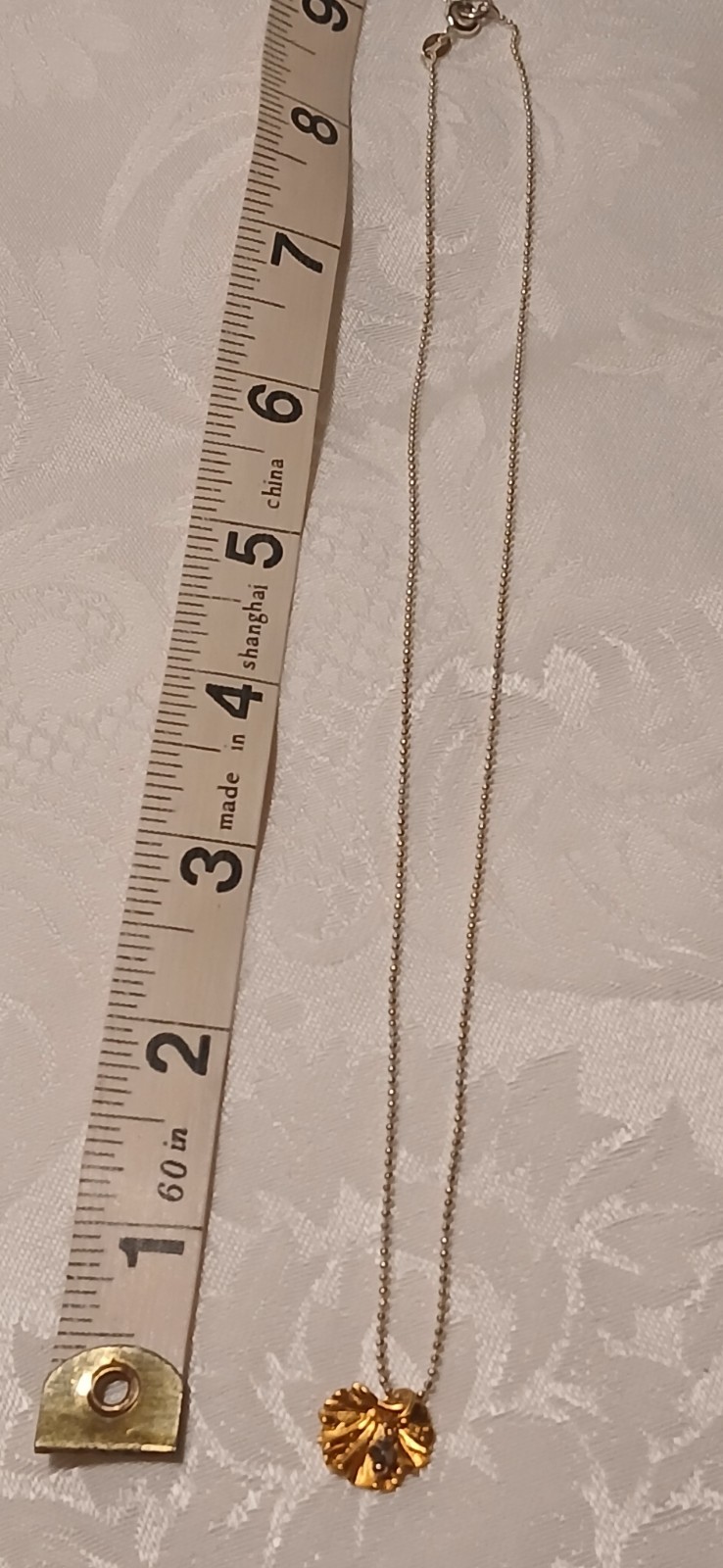 925 Silver Chain, 9.5″, 925 Gold filled Leaf, Charm, Chain, Tiny Dreidel Charm