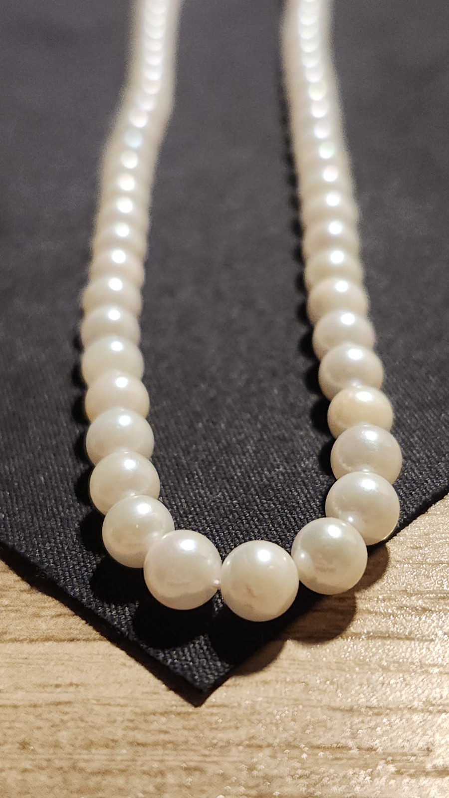 17″ Hand-Knotted 5.5-6mm AAA Freshwater Pearl Necklace