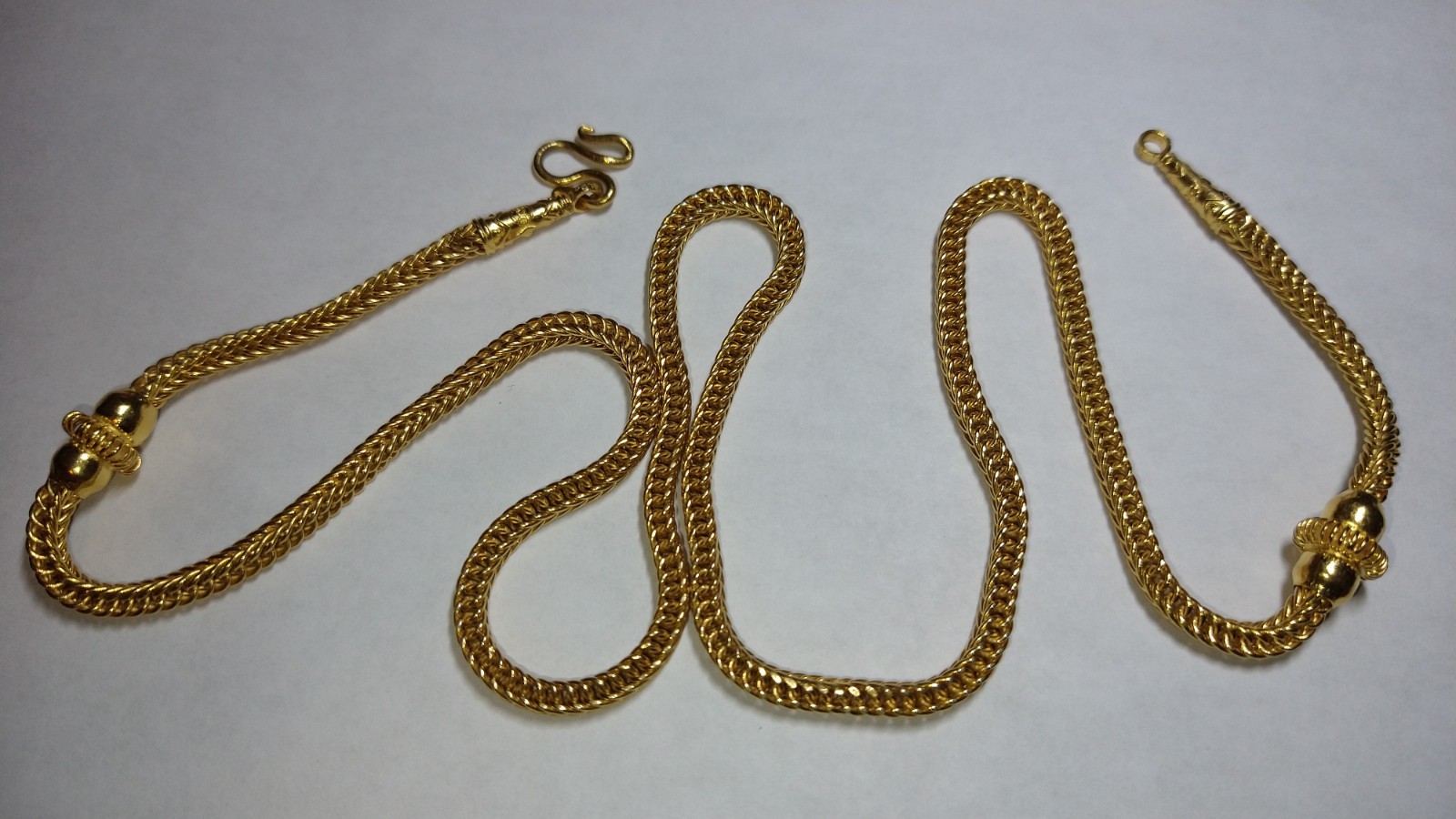 23k gold franco chain necklace 15.22 grams – 20.75″