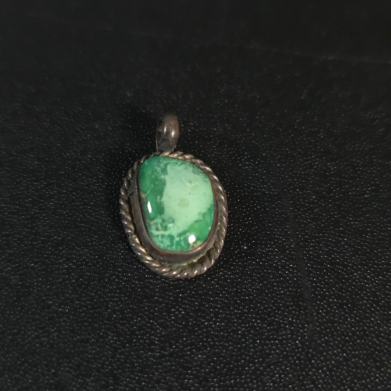 Vintage Unbranded Silver & Gemstone Pendant