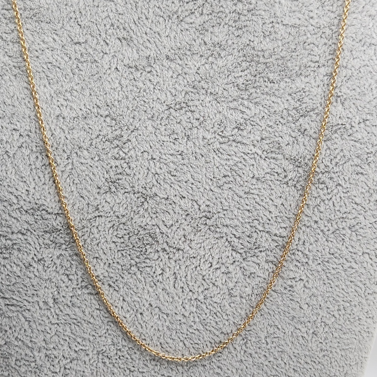 Dainty 14k Yellow Gold Filled Cable Chain Necklace 1.3mm 20 Inch 1/20 14K Unisex