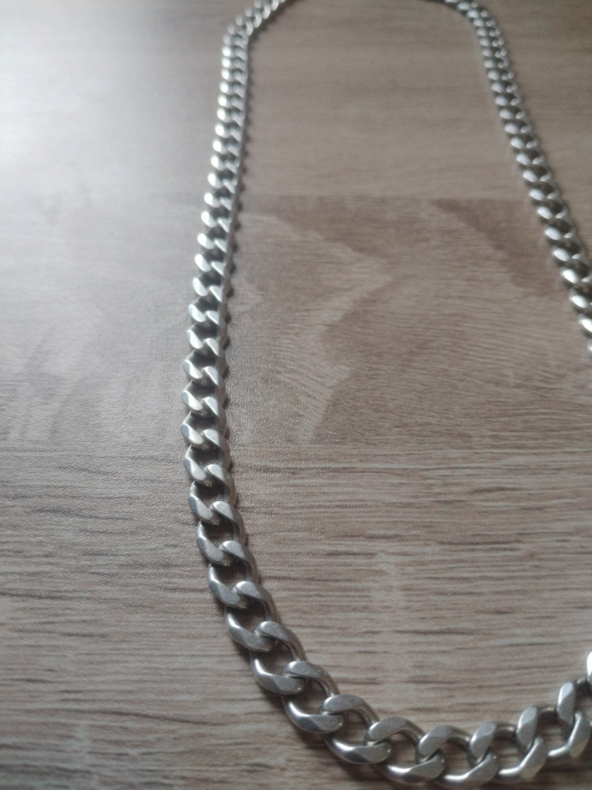 CC 925 Sterling Silver HEAVY 21 inch 53сm 7mm Cuban curb link Chain 48g