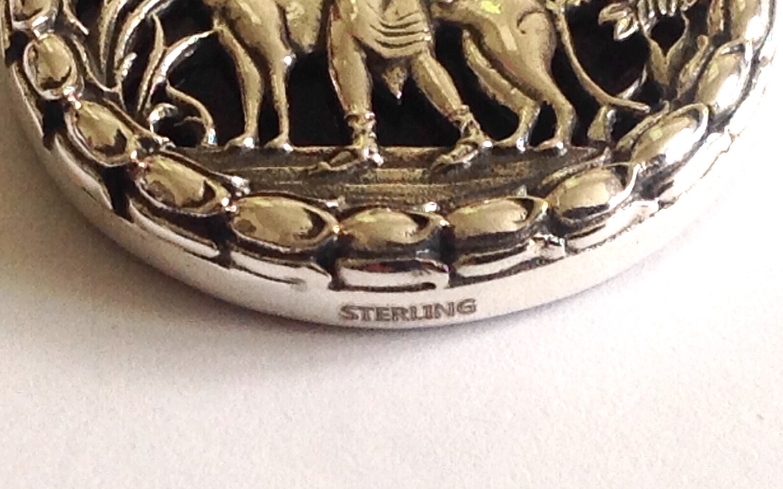 Artemis Greek Goddess of Hunt Forest Animals Moon Birth Sterling Silver Necklace