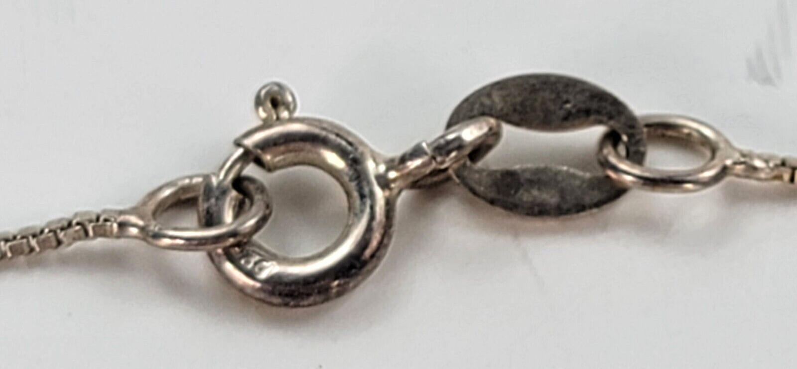 Italy 925 Sterling Silver Palm Tree Pendant Necklace 16 in Spring Ring Clasp