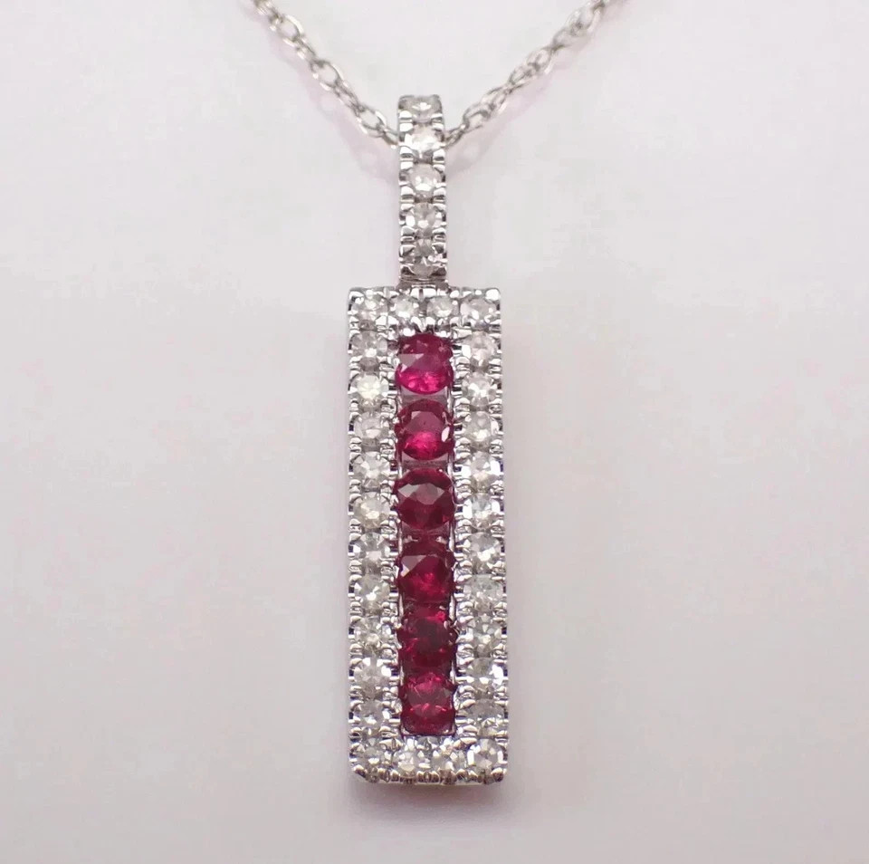 3Ct Round Cut Pink Lab Created Fancy Women’s Pendant 14K White Gold Plated