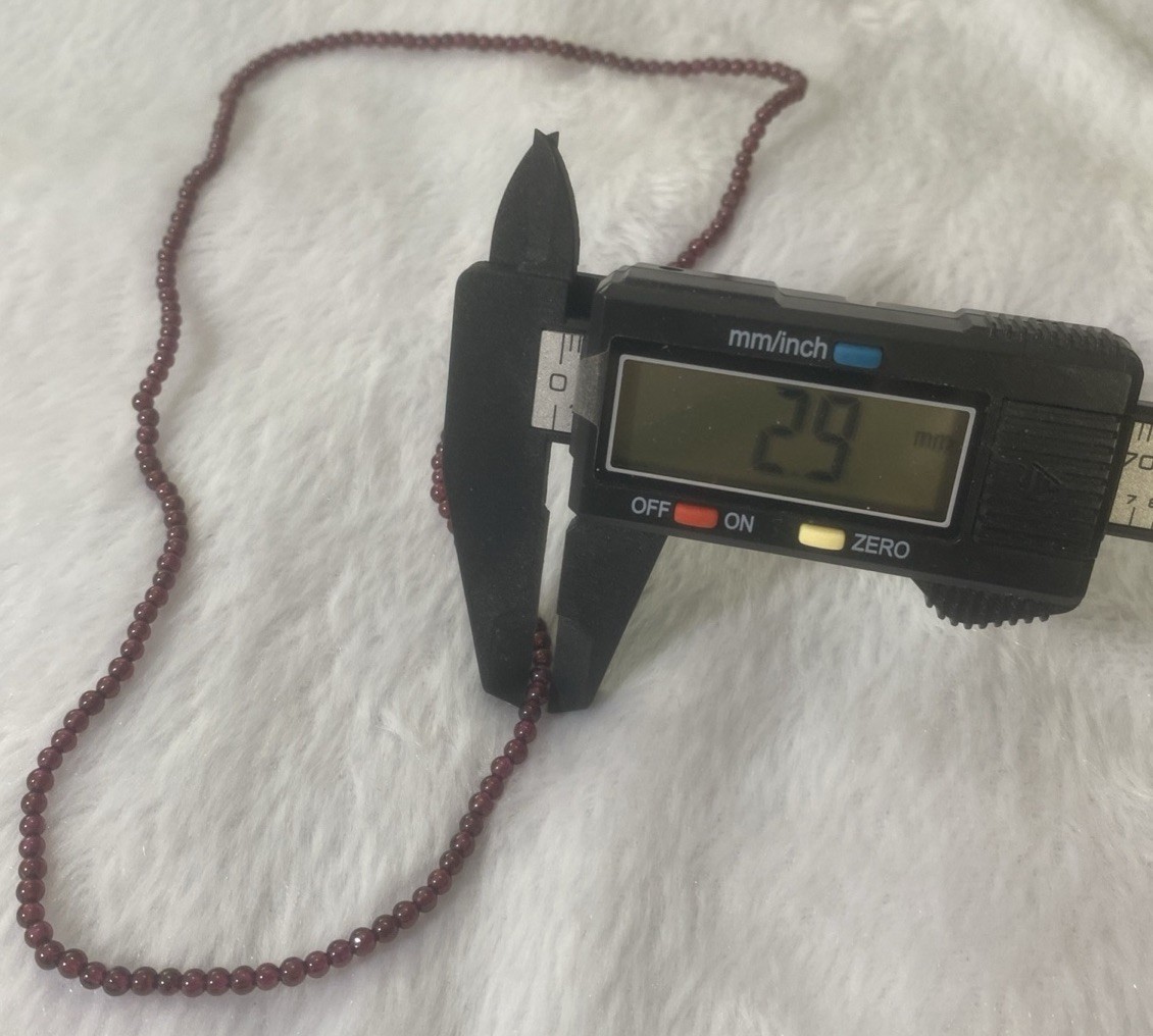 Garnet bead chain