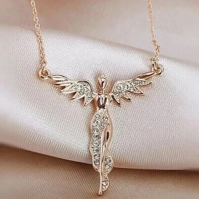 1.80Ct Round Cut White Moissanite Women’s Gift Pendant 14K Rose Gold Plated