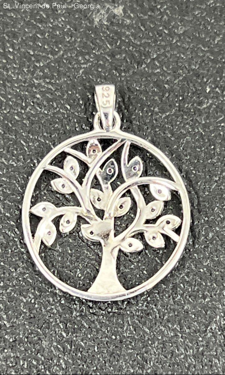 925 Sterling Silver 1.71 g Unbranded Pendant w/ Amethyst