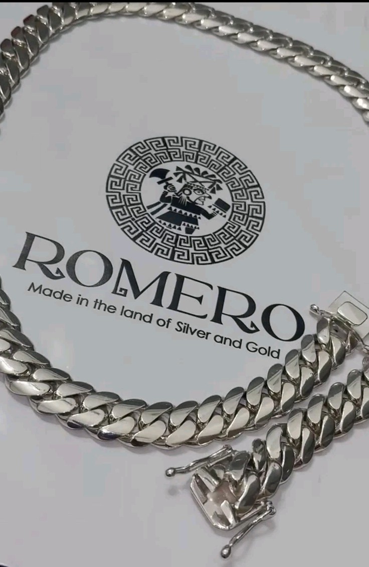 Authentic Handmade Miami Cuban Link 16mm .950 Silver 28 inches w/ Box Clasp