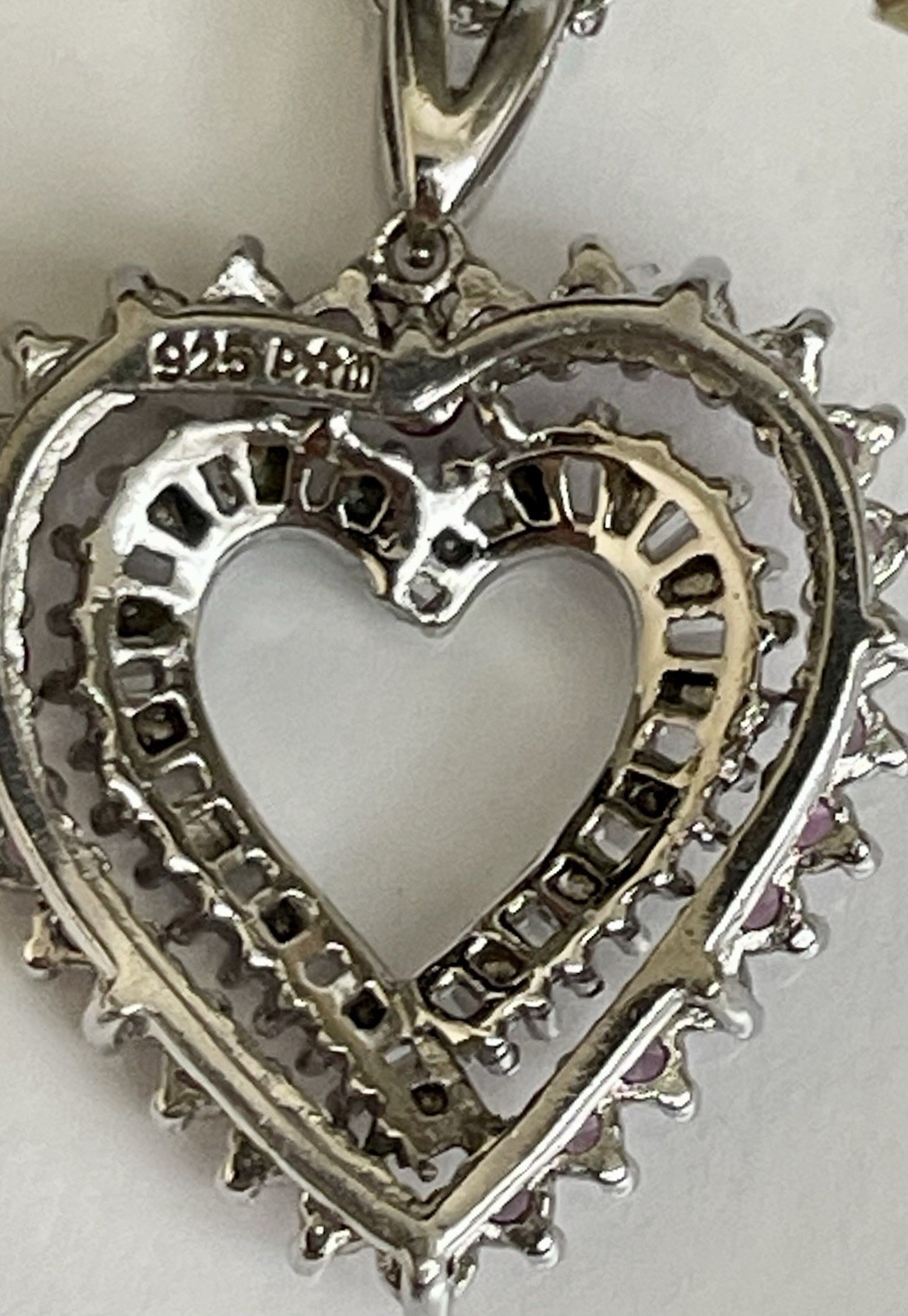 925 Sterling Heart Pendant & 18” Chain
