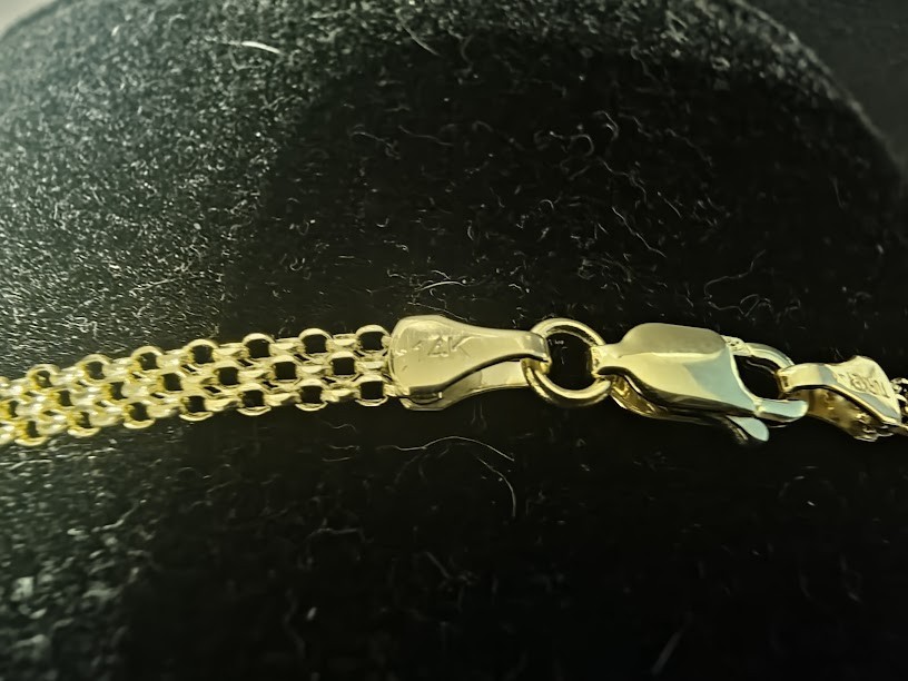 14k Gold Bismark chain 18 inches 3.5mm