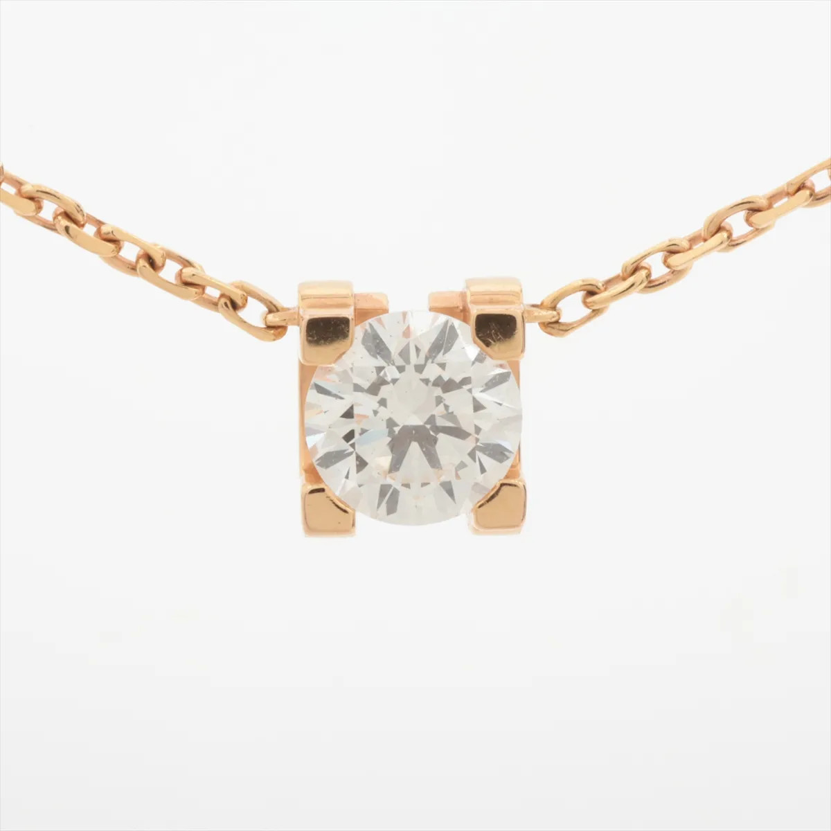 Cartier C de Cartier diamond Necklace 750(PG) 2.6g 0.30 G VVS1 3EX NONE N7063200