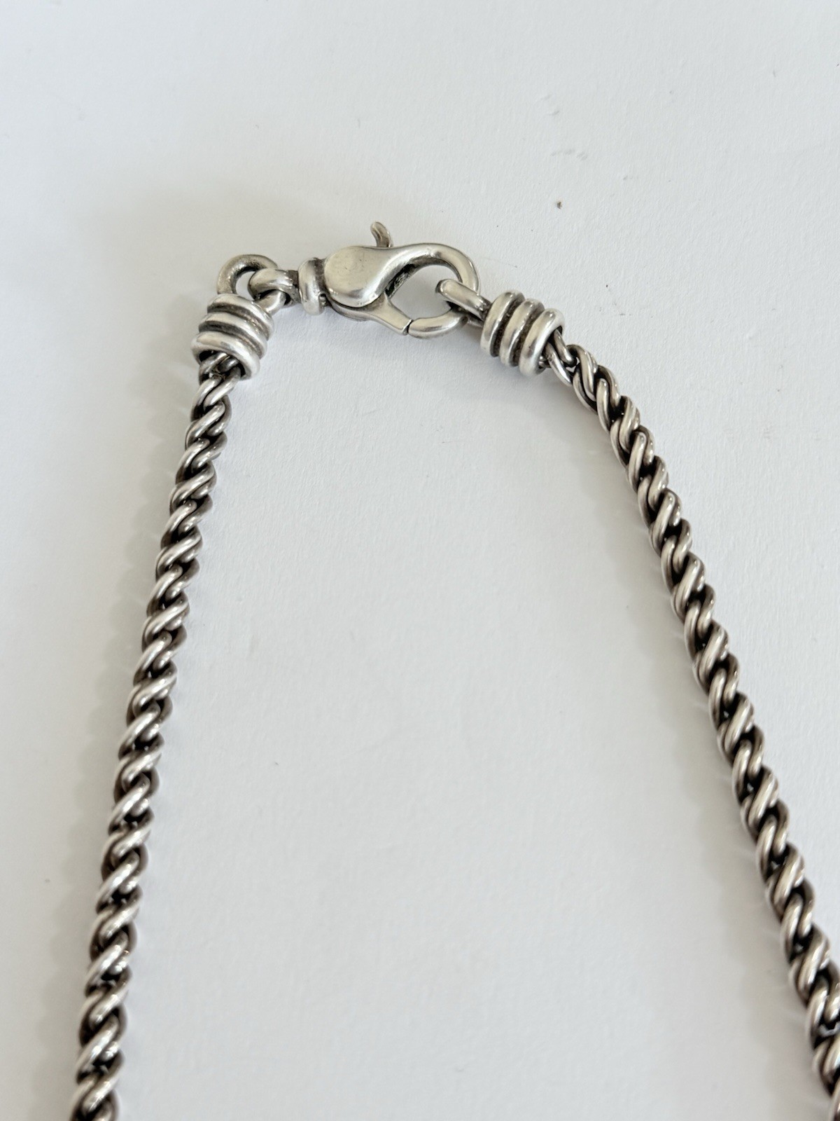 Vintage 925 Sterling Silver Roman Coin Gold Vermeil Chain Necklace 46-Grams