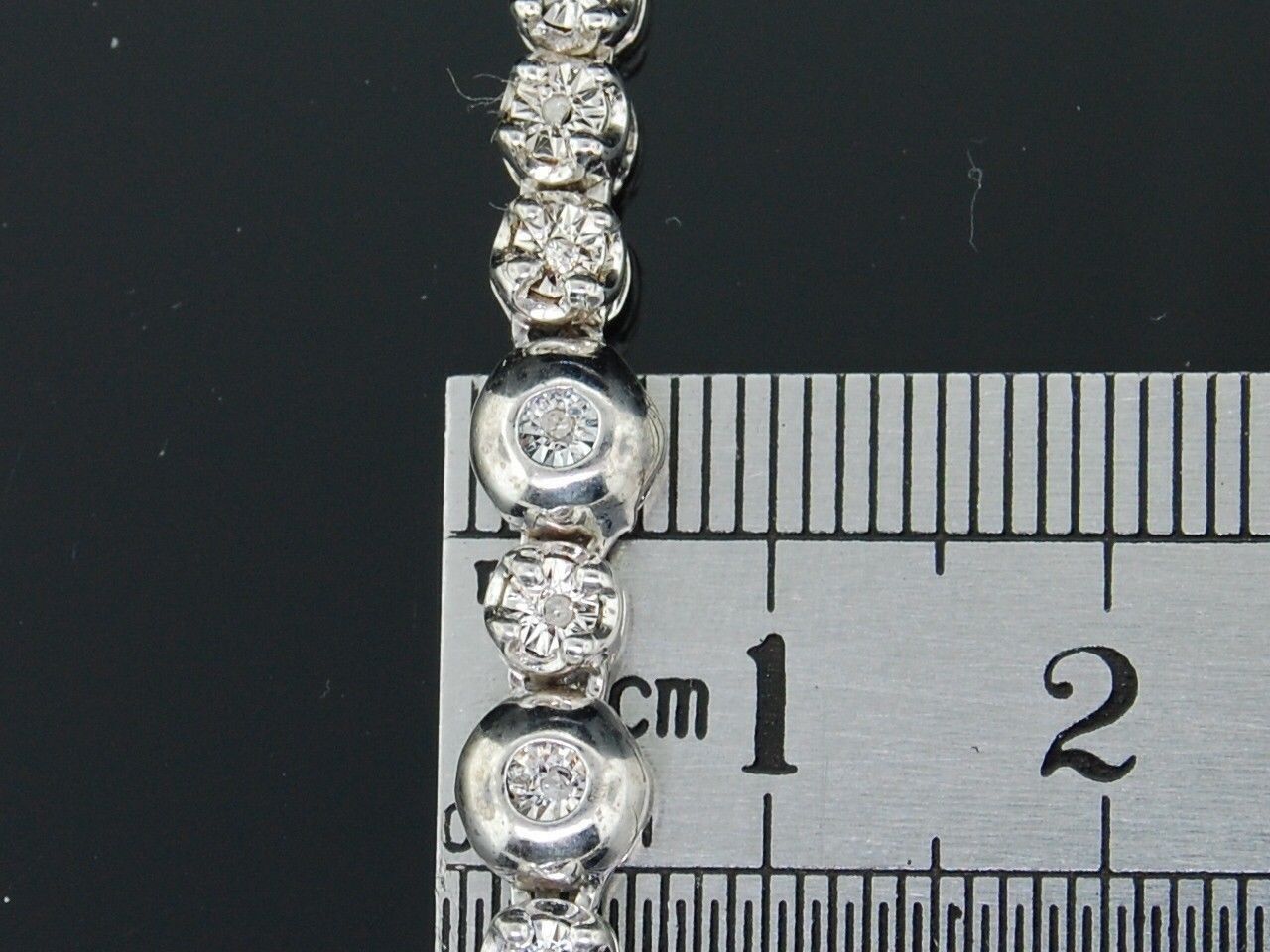 Men’s Rosary Chain and Cross in Natural Diamonds 3.50 CT 34 Inches