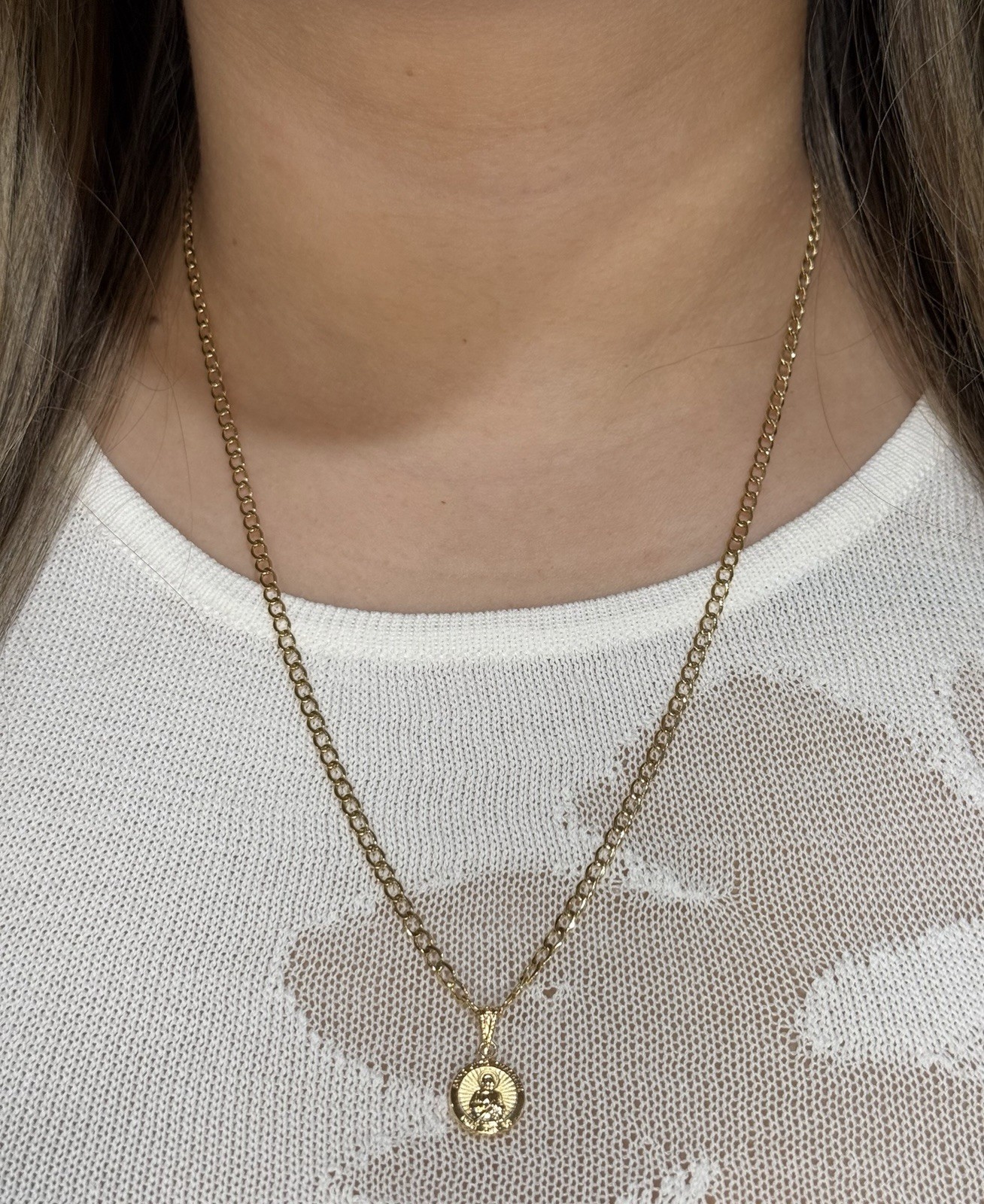 18k Solid Gold Chain 20 Inches / 2.59 Grams / 2.5mm (Without Pendant)