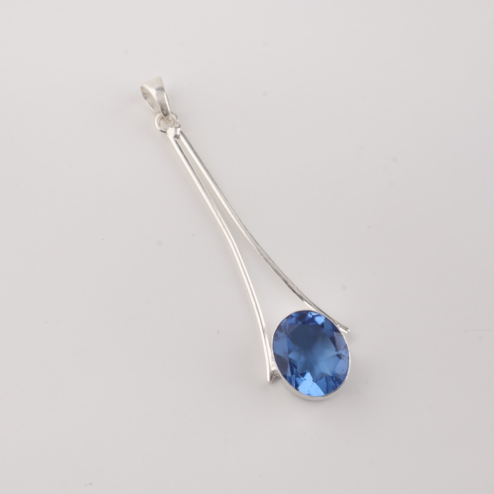 Tanzanite Gemstone 925 Sterling Silver Jewelry Handmade Pendant Birthday Gift