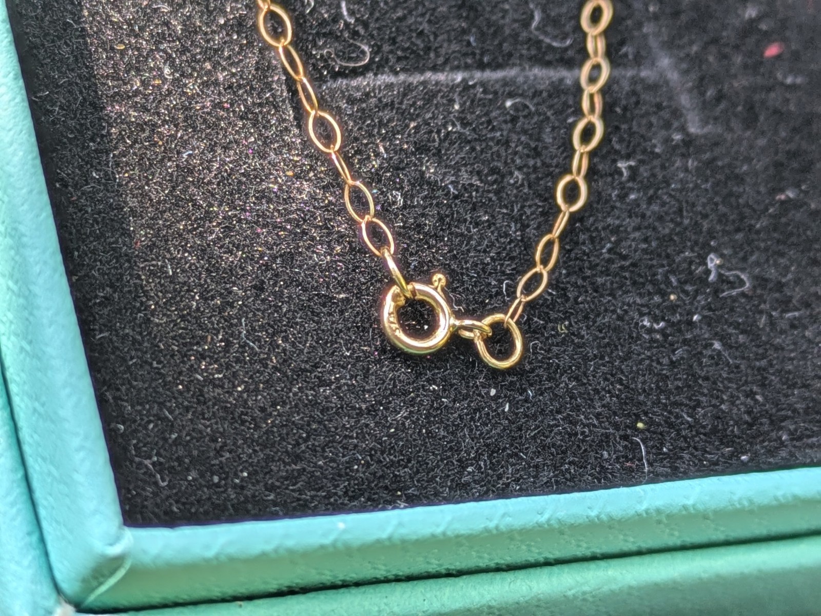 Ladies 9ct 375 Yellow Gold Fine Oval Link Necklace Chain 50cm